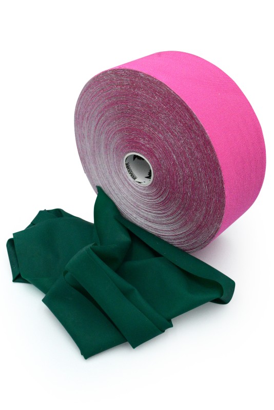 Gold Edition Kinesiology Tape for SPORTS - Synthetic Fibers by Rockford Kinesiology - Pink Color - 5cm x 32m Gold Edition Kinesiology Tape for SPORTS - Synthetic Fibers by Rockford Kinesiology - Pink Color - 5cm x 32m
