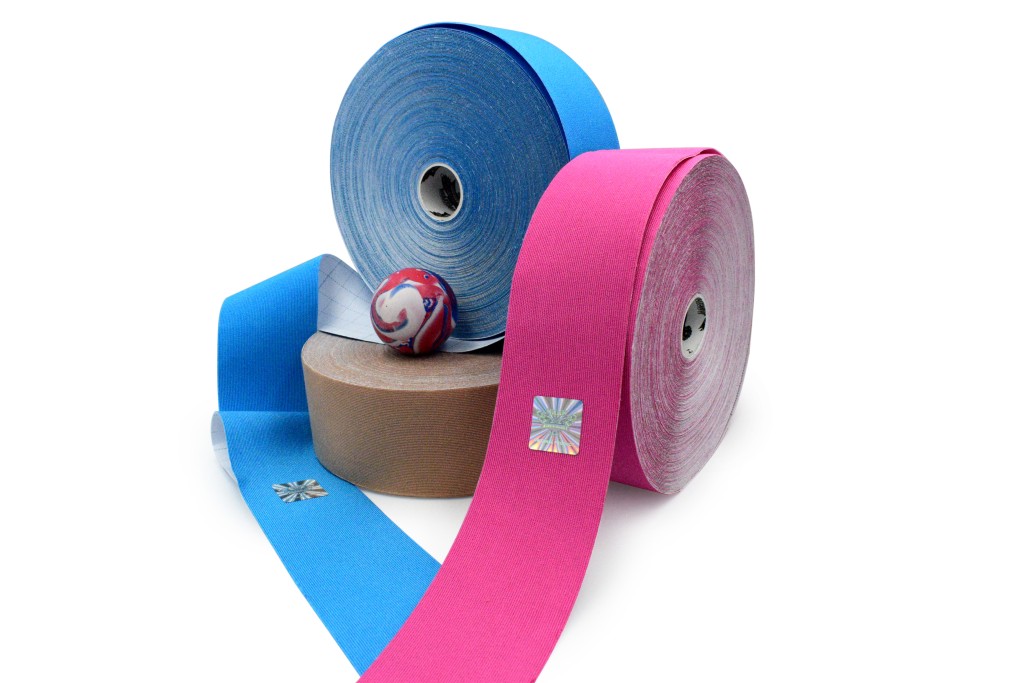 Gold Edition Kinesiology Tape for SPORTS - Synthetic Fibers by Rockford Kinesiology - Pink Color - 5cm x 32m Gold Edition Kinesiology Tape for SPORTS - Synthetic Fibers by Rockford Kinesiology - Pink Color - 5cm x 32m