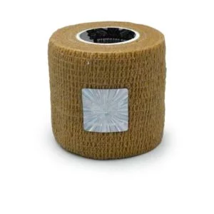 Wrap Sports Tape - Athletic Taping - Special for SPORTS - Self-adhesive Elastic Cohesive Bandage Grip - Brown Color